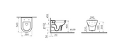 Vase suspendu Zentrum VitrA